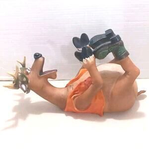 Deer Hunter Camo Rivers Edge 936 Wine Bottle Holder Countertop Lodge Cabin Decor